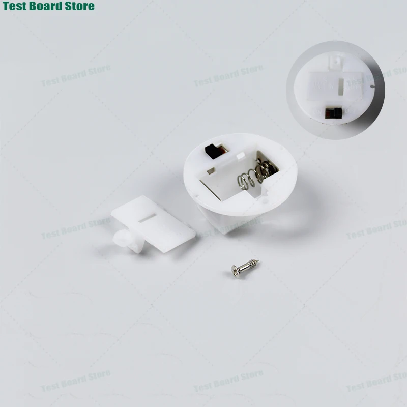 1 Set AG13 button battery holder LR44 button battery box with switch for small night light LED mini light  music box