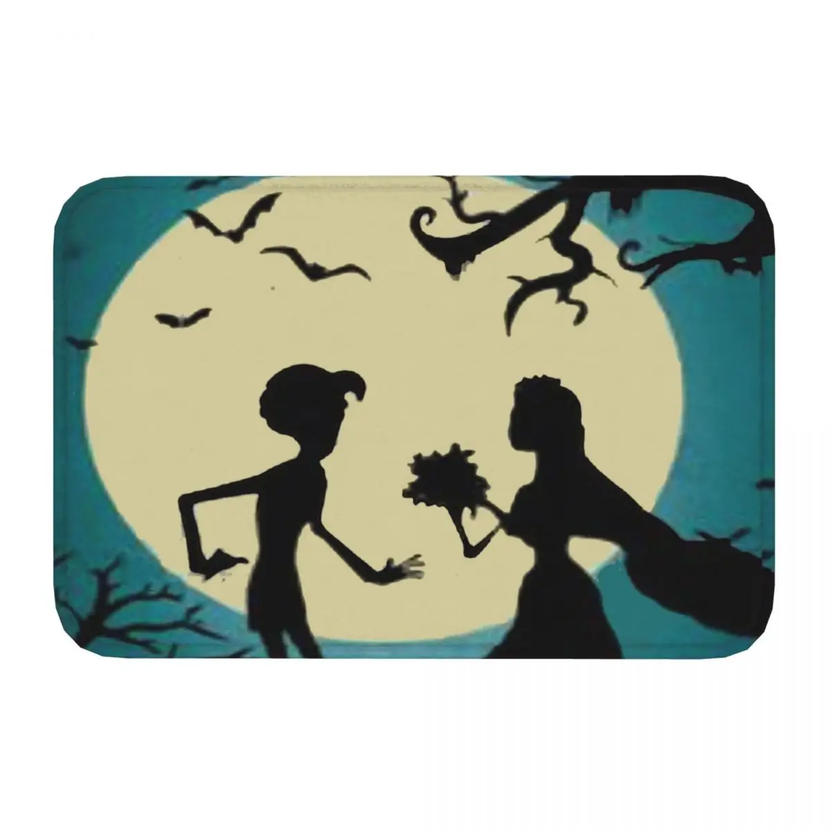 CORPSE BRIDE Bath Non-Slip Carpet Tim Burton's Corpse Bride Living Room Mat Entrance Door Doormat Floor Decoration Rug