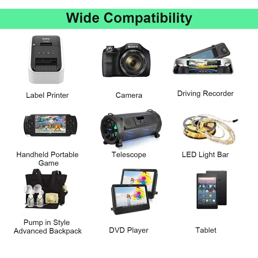 16AWG DC5521/7909 العالمي 12 فولت-24 فولت ذكر ولاعة السجائر كابل توصيل خط مع مصباح ليد لكابل الطاقة شاحن سيارة