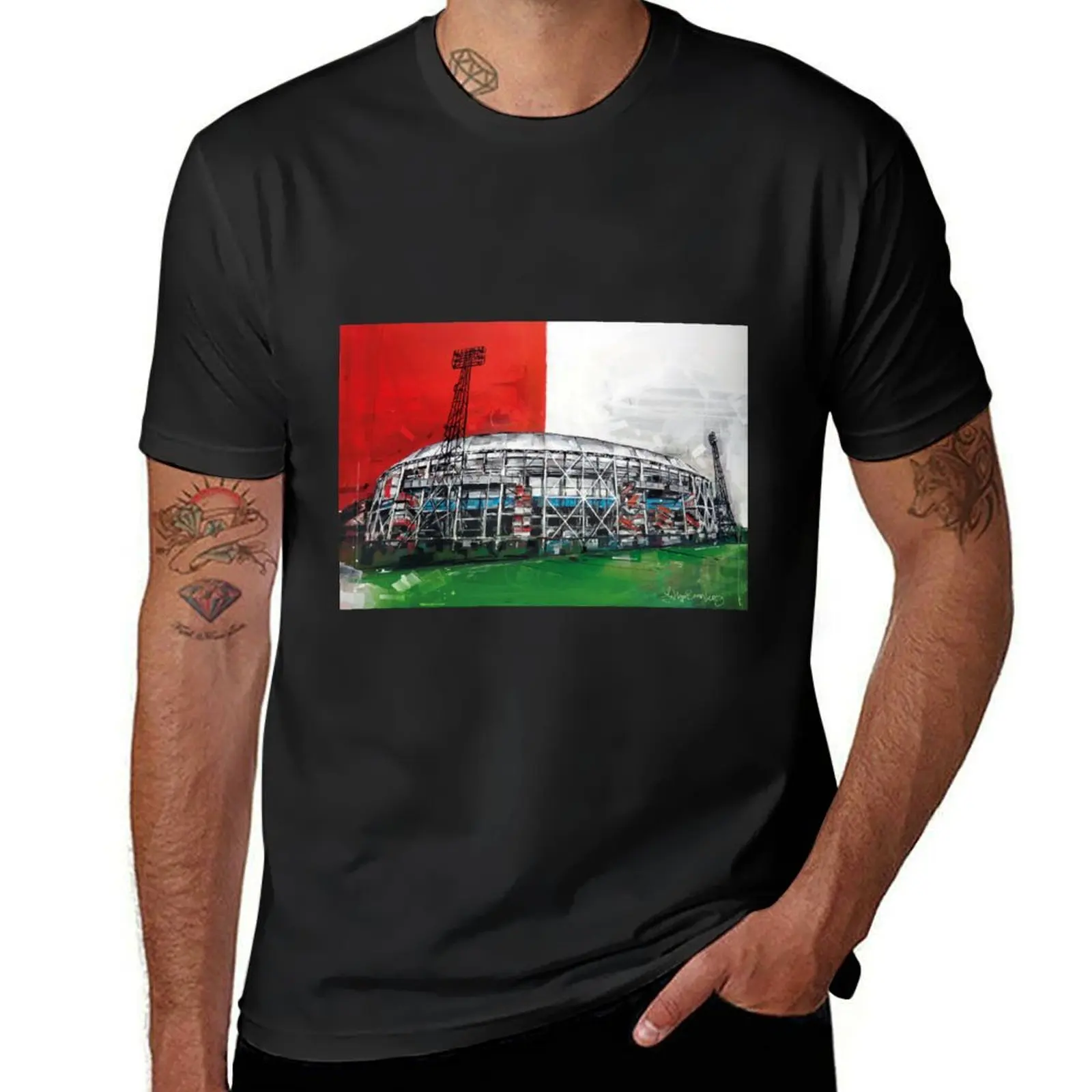

Rotterdam Feyenood soccer stadium T-Shirt sublime blanks heavy weight t shirts for men