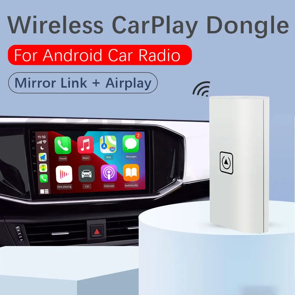 

Zz Plug and Play Wireless CarPlay Беспроводной ключ AirPlay для радиоприемника Android поддерживает зеркало Android