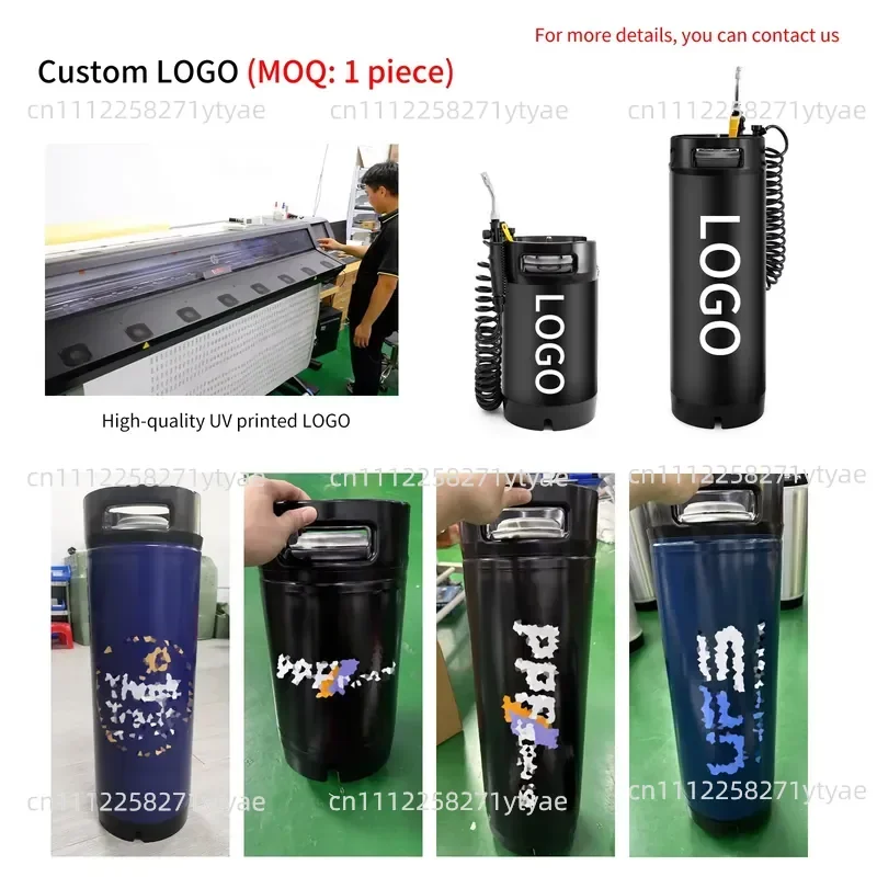 High Quality Electric Coloring Barrel Sprayer Jar 9.5L Portable Window Coloring Barrel  Pressure Sprayer Barrel