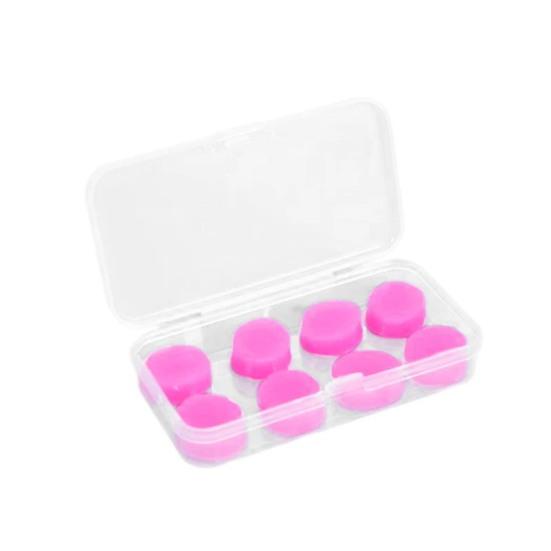 8PCS Silicone Ear Plugs Noise Reduction Sleep Anti Canceling Sound Insulatizo