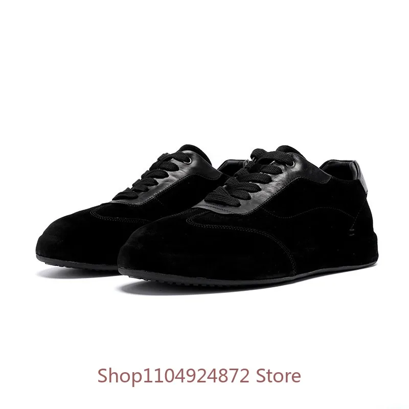 Designer Luxury Middle East Genuine Leather Sports Casual Shoes Men Suede Cowhid Flat Work Walking High Quality Oxfords Man