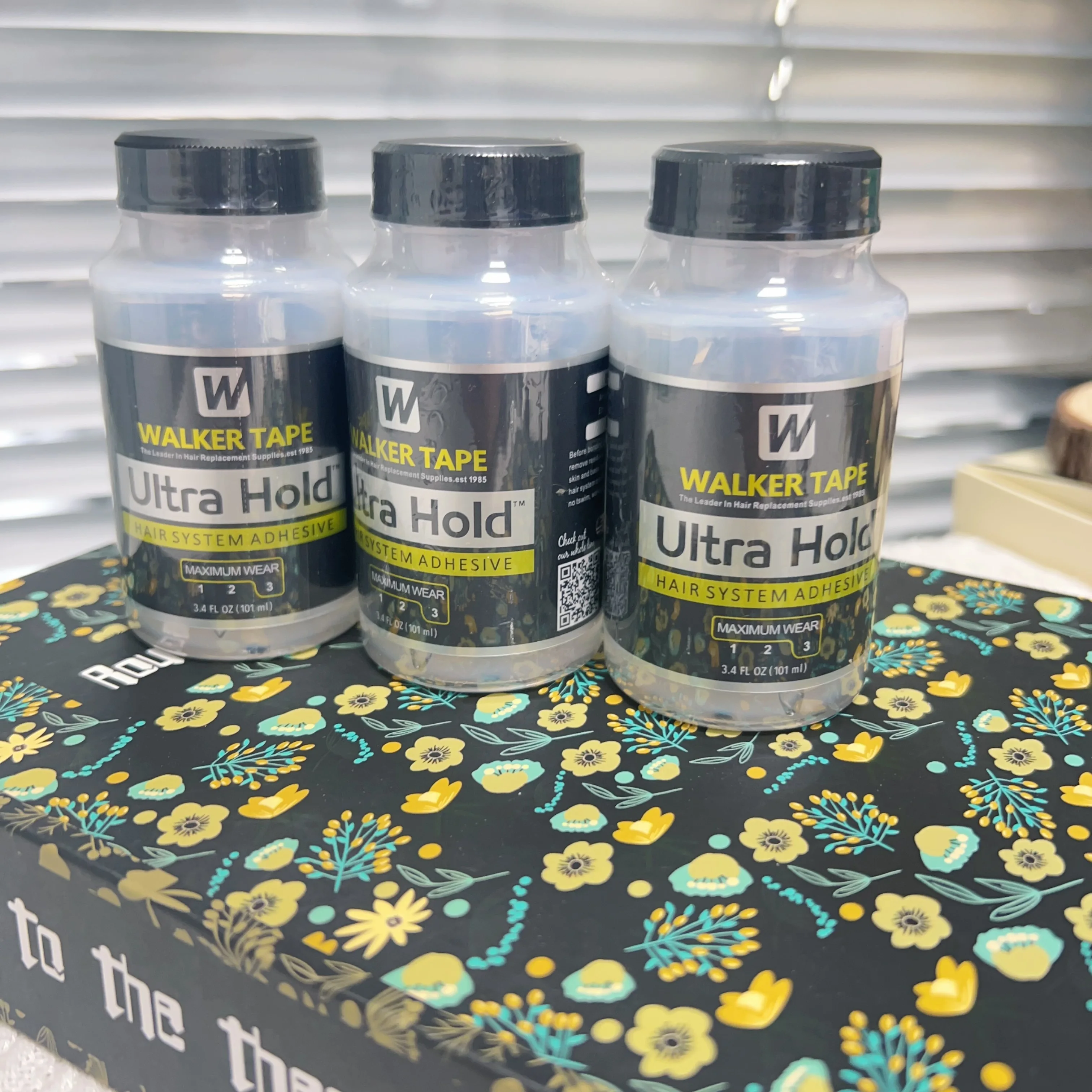 

Оптовая продажа, 3/5/10 шт., клей для волос с лентой Ultra Hold Walker для кружевного парика, 101 мл, клей для кружевного парика, водонепроницаемый прозрачный клей для кружева