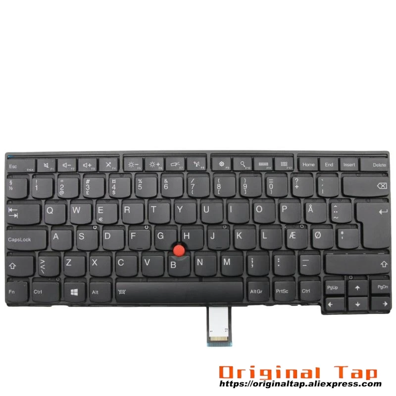 DK Danish Backlit Keyboard for Lenovo Thinkpad T440 T440s T431s T440p T450 T450s T460 04X0110 00HW846 01AX319 04X0148