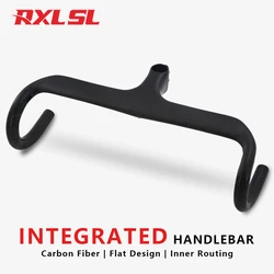 Carbon Speed Handlebar,RXL SL,Road Integrated Drop Handlebar for bicycle,Internal Routing,Flat Design,400/420/440mm