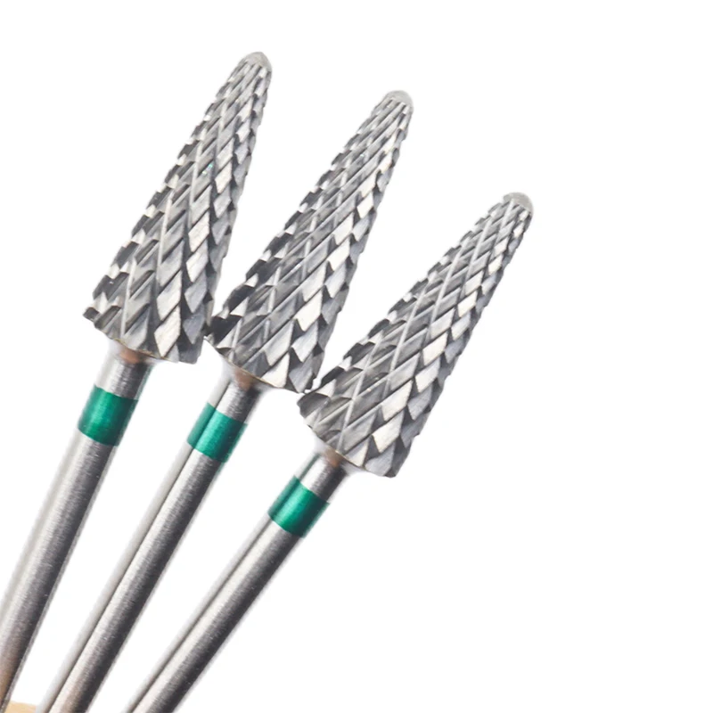 

Коническая форма, твердосплавное сверло для ногтей, 3/32 дюйма, фреза для маникюра, роторная электрическая дрель, аксессуары, инструмент