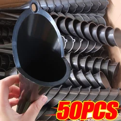 50PCS Car Long Stem Funnel Gasoline Oil Fuel Filling Tools Anti-splash Plastic Oil Funnel Motorcycle Refueling Tools Auto Tool