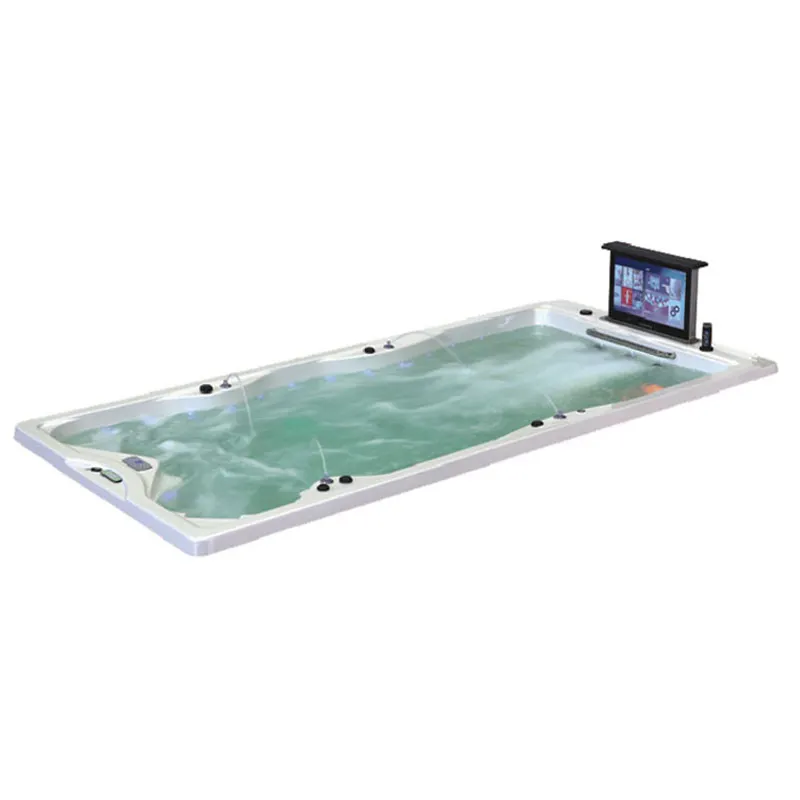China suppliers EZ-Home freestanding outdoor massage swim spa/ pool spa