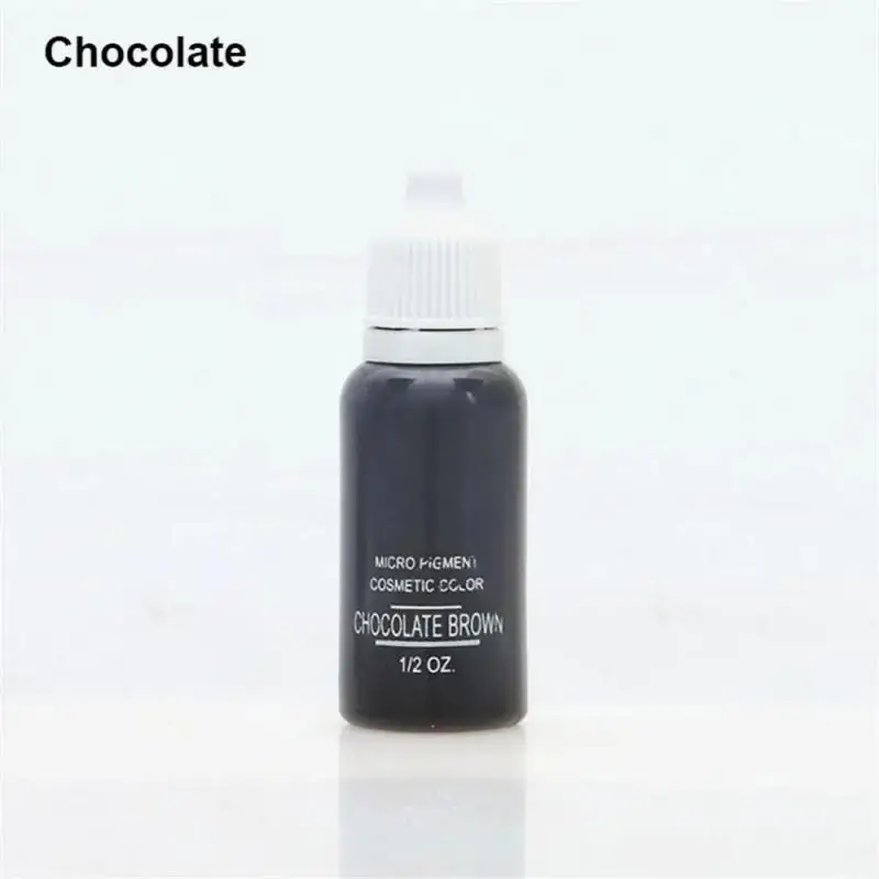 High Quality 15ml Microblading Liquid Pigment for Semi Permanent Lips Eyebrow Eyeliner