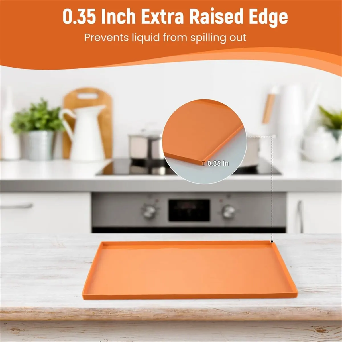 [HIGH] Silicone Dehydrator Trays for Making Fruit Leather, Non Stick Dehydrator Trays with Raised Edge Reusable Silicone Mats
