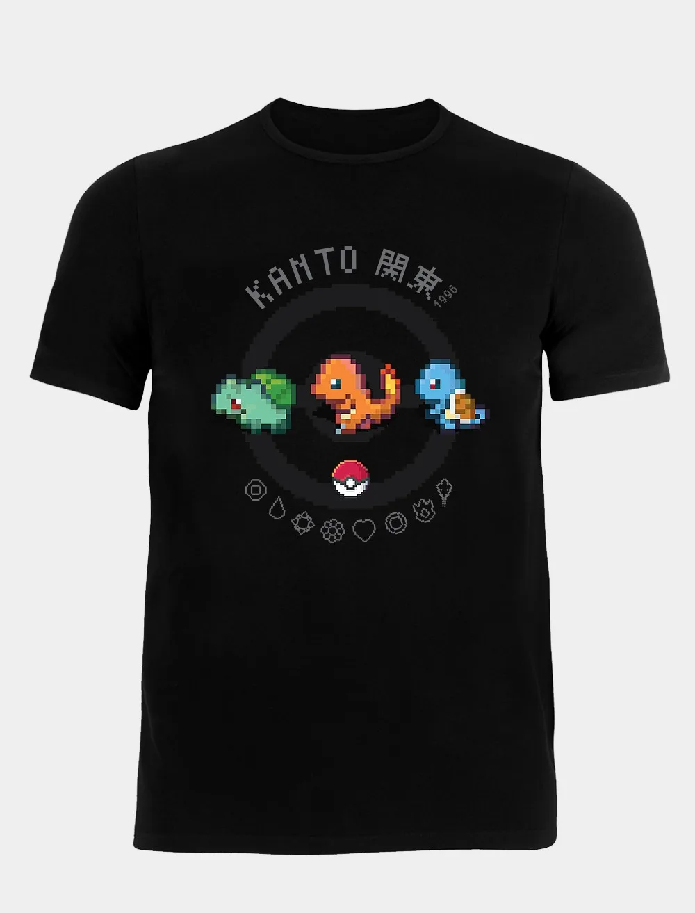 

Anime Pokémon Pixel Printed Cotton T-shirt Summer Men's and Women's Harajuku Clothing Fashion Casual Street T-shirt Fan Gifts