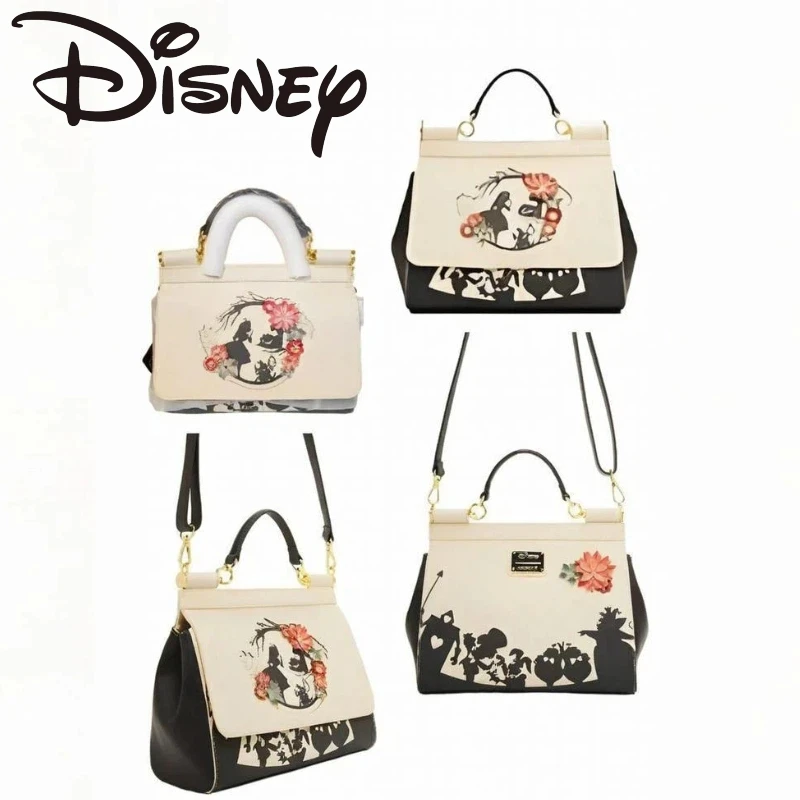 

Disney Princess Crossbody Bag Cute Cartoon Pu Leather Shoulder Bag For Girls Lightweight Fashion Handbag Gift For Daily Use