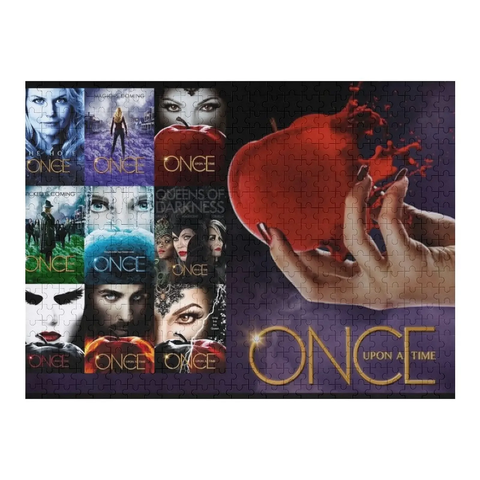 

Деревянная головоломка ONCE UPON A TIME для взрослых, деревянная индивидуализированная Подарочная головоломка