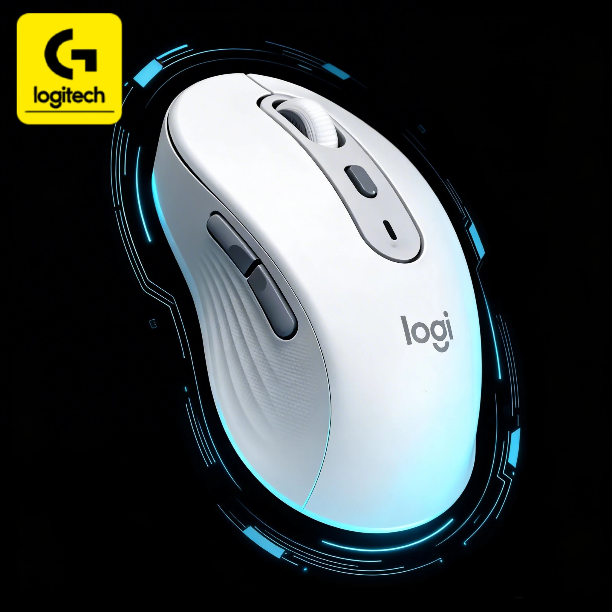 

Logitech M750/M650L office mouse, ergonomic silent buttons, dual-mode compatibility with multiple devices.