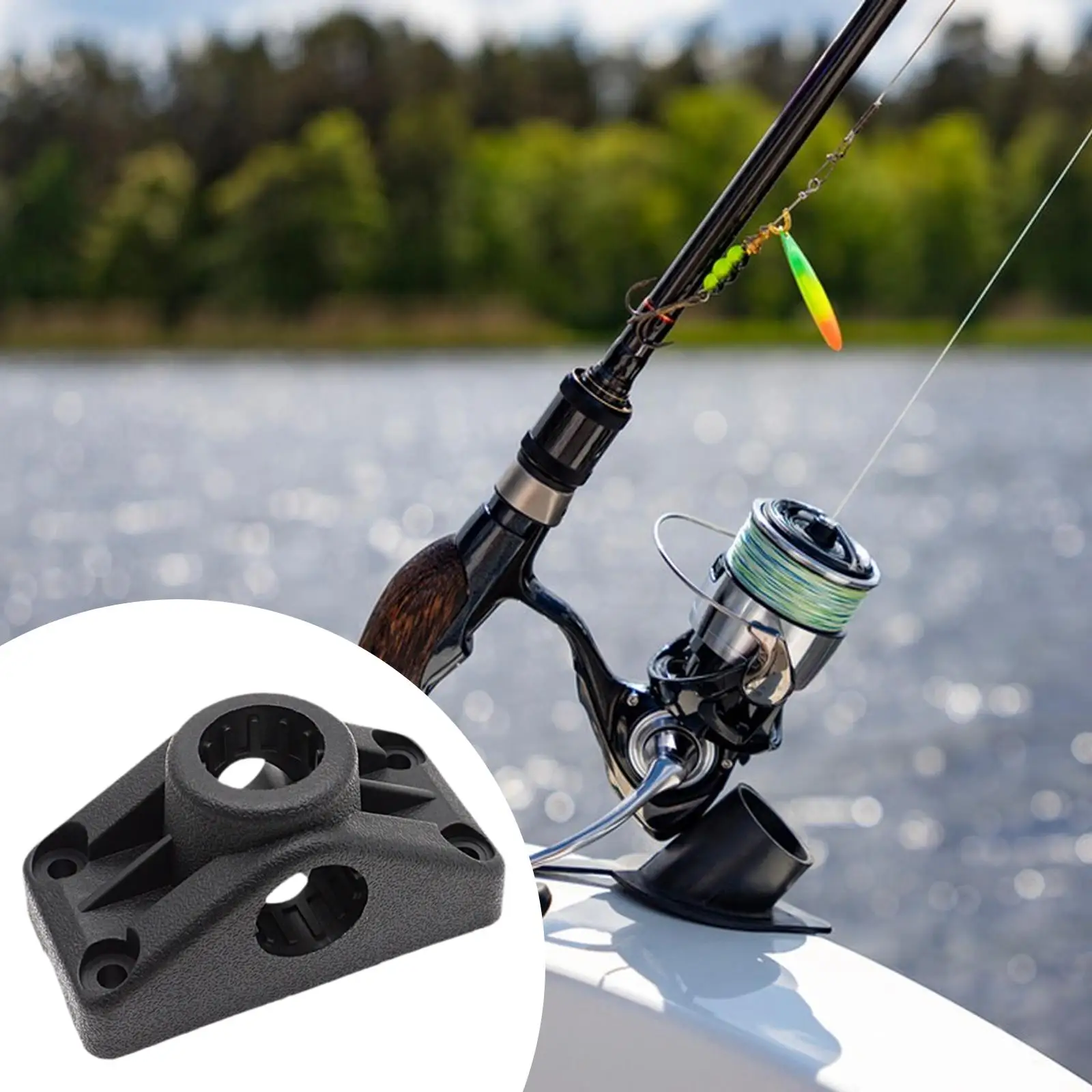 حامل قضيب الصيد قاعدة تخزين ممتازة لليخوت قارب قابل للنفخ للمياه