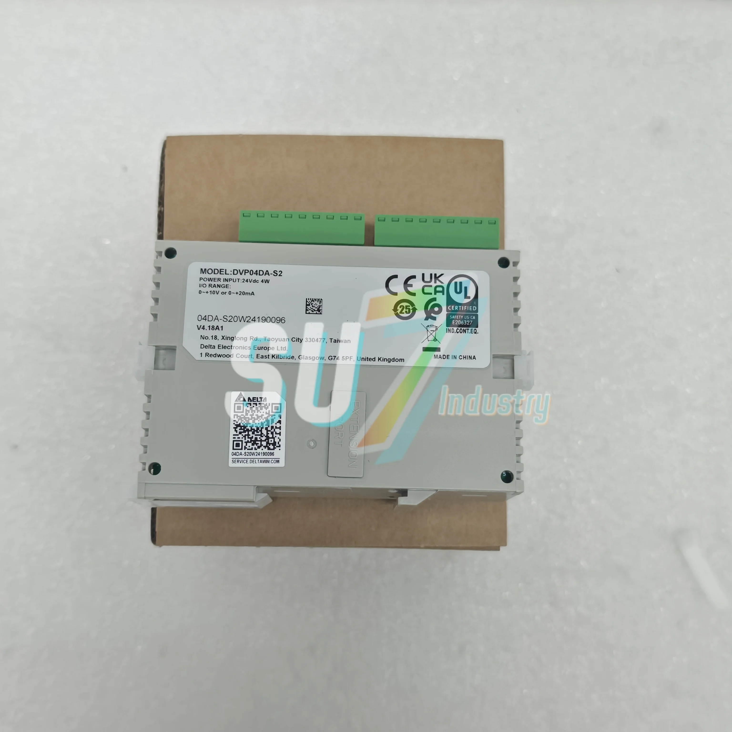 Modul PLC DVP04DA-S2 Baru Dalam kotak