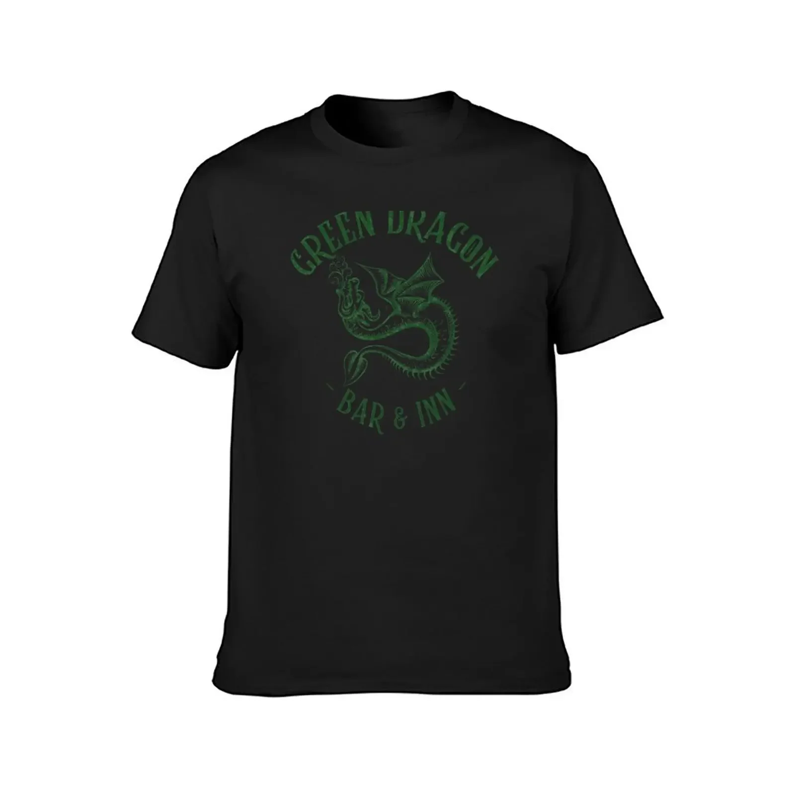 Green Dragon Bar & Inn T-Shirt street wear plain sports fans cotton graphic tees mens plain t shirts