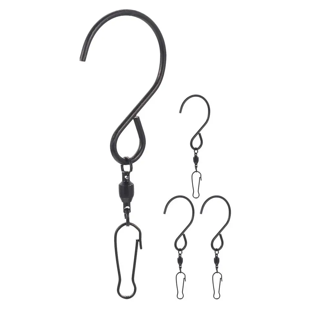 

4 PCS Hook up Plants Bird Steel Feeder Hanger for Tree Hooks Hanging Garden Clips Replace