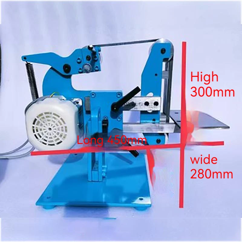 Imagem -04 - Vertical e Horizontal Elétrica Belt Sander Lixadeira Belt Máquina de Moagem Moedor Dupla Utilização 110v 220v 750w