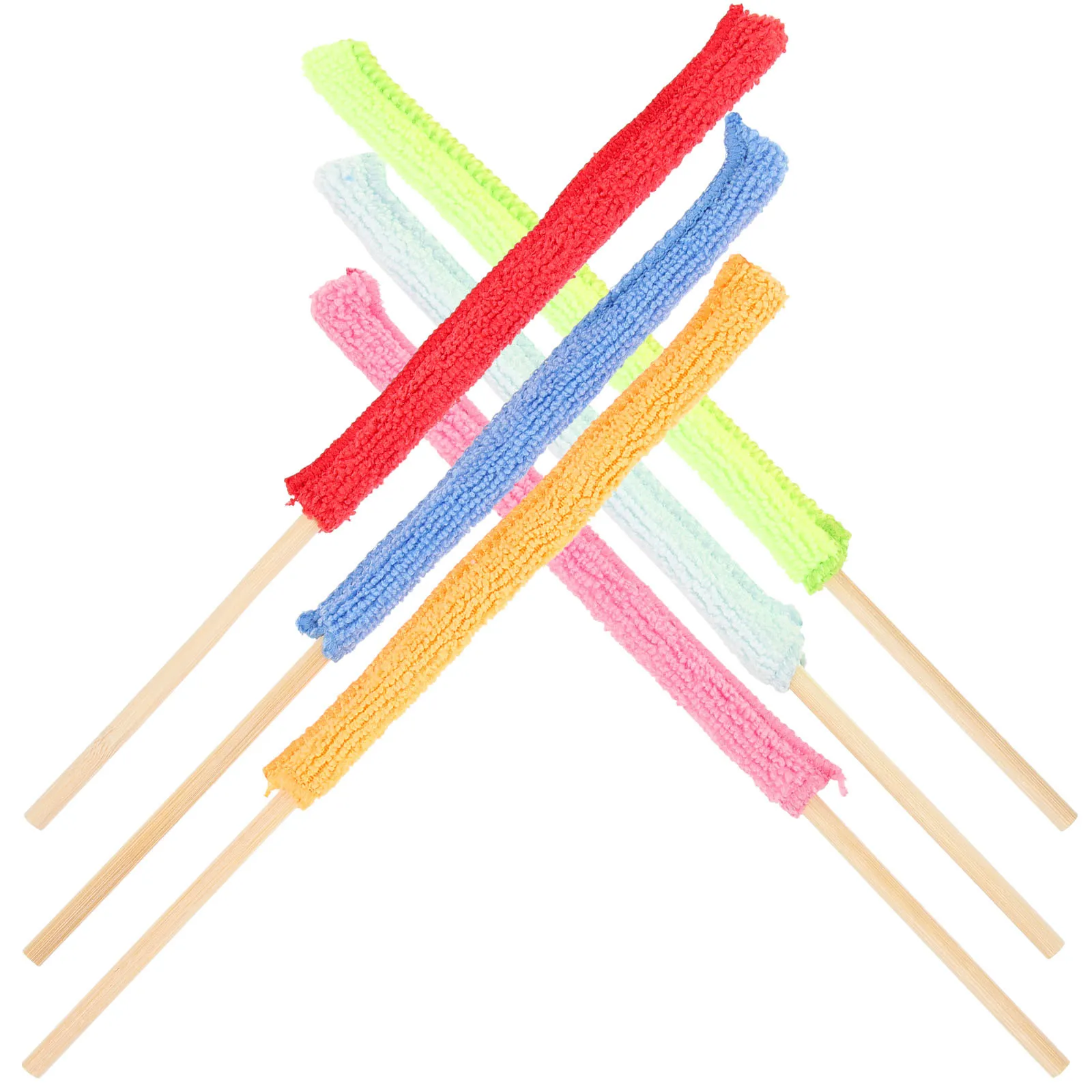 

6Pcs Household Cleaning Sticks Fiber Multi-Use Kitchen Bottle Brush Cleaner Practical Glass Cup Cleaner Cleaning Supplies