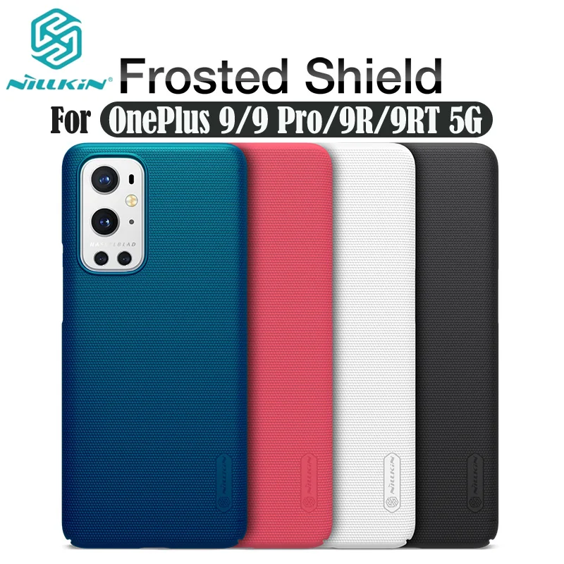 For OnePlus 9 Pro 9R 9RT Cover OnePlus9 Case Nillkin Super Frosted Shield Hard PC Protector Back Cover For One Plus 9 Pro Bumper