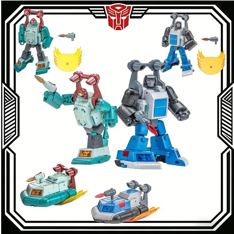

In Stock NEWAGE NA H61F NA H61B Action Figure Small Scale Shattered Glass Color Seaspray Transformable Toy Set garage kit