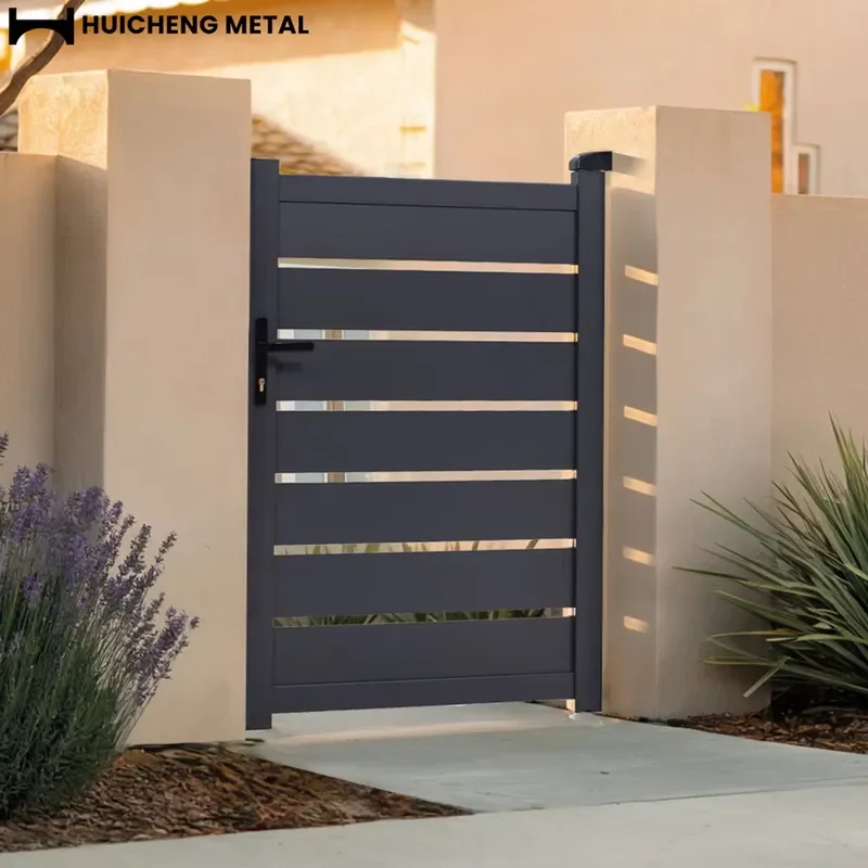 Aluminium Privacy Gates Fence Producer Latest Main Gate Designs House Gate Small Aluminium Gate Automatic Modern Aluminium