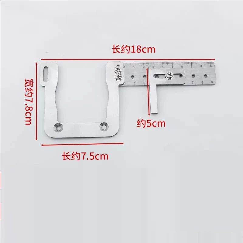 تحديد المواقع حاكم/الدليل ل JUKI MB-372 MB-373 MB-1377 زر المجاري إرفاق ماكينة خياطة تحديد المواقع المسافة #4