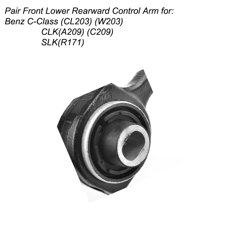 زوج ذراع التحكم الأمامي المستقيم لسيارة Mercedes Benz C-Class W203 CL203 CLK C209 A209 SLK R171 OE: A2043301911 A2043302011