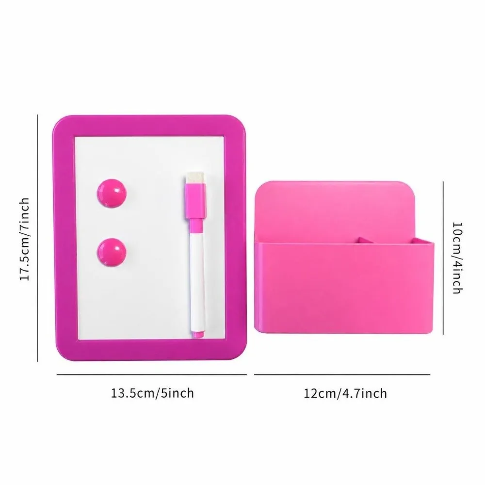 Durable Mini Whiteboard Set Portable Space-Saving Writing Whiteboard Magnetic Desktop Whiteboard Back to School