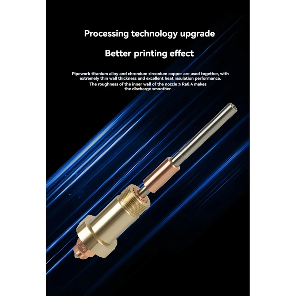 ADP-For V3 Hotend Kit,Ceramic Heating Block Kit Fast Heating Thermal Conductivity Ceramics with Integrated Nozzle