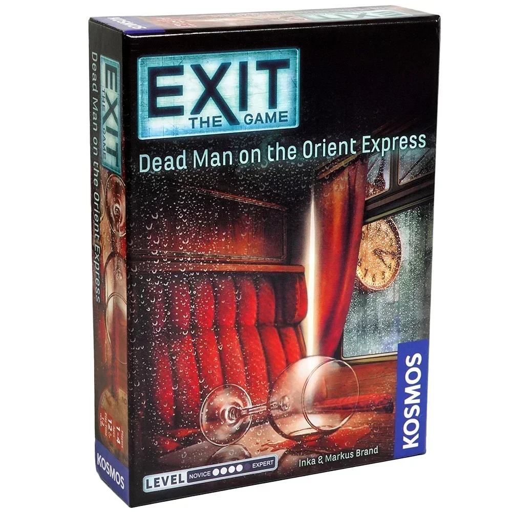 Exit Game The Abandoned Cabin The Haunted Roller Coaster Dead Man on The Orient Express The House of Riddles Card  Board Game