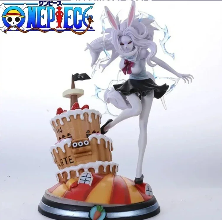 

New 33cm Anime One Piece Figures Carrot Model Dolls Figurines Moonlight Lion Rabbit Pvc Action Figure Collection Toy Kid Gifts