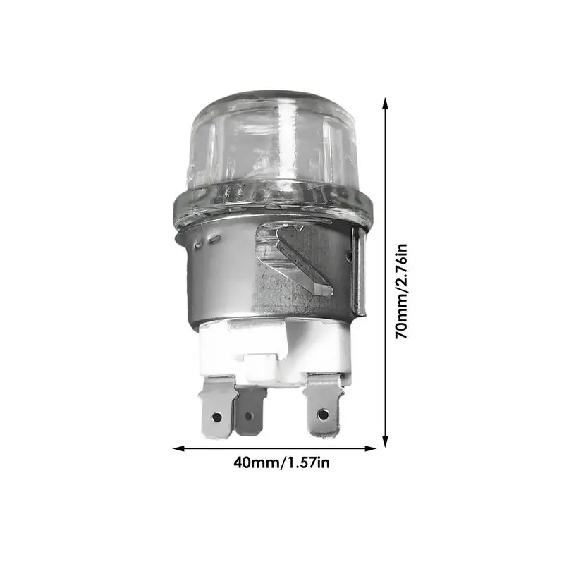 Lâmpada de forno G9 25W resistiva de alta temperatura 500 ℃   Para geladeiras forno de microondas luz 220v 110v g9 lâmpadas halógenas luz