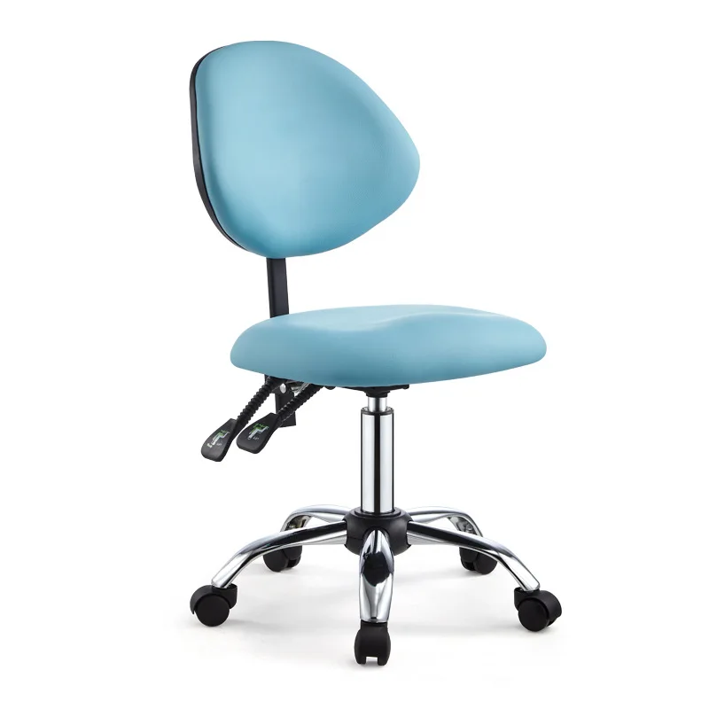 Modern Ergonomics Nail Chair Beauty Salon Stool Adjustable Multi-functional Facial Technician Dentist Chair with Backrest