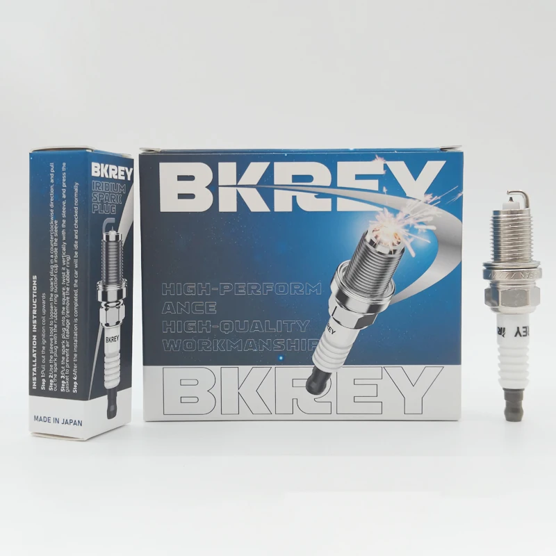 4pcs BKREY633F 37607 Iridium Spark Plug Candles For BMW E39 E83 E36 E63 E53 M54 M62 Z3 320 528 E38 For 12120037607 BKR6EQUP