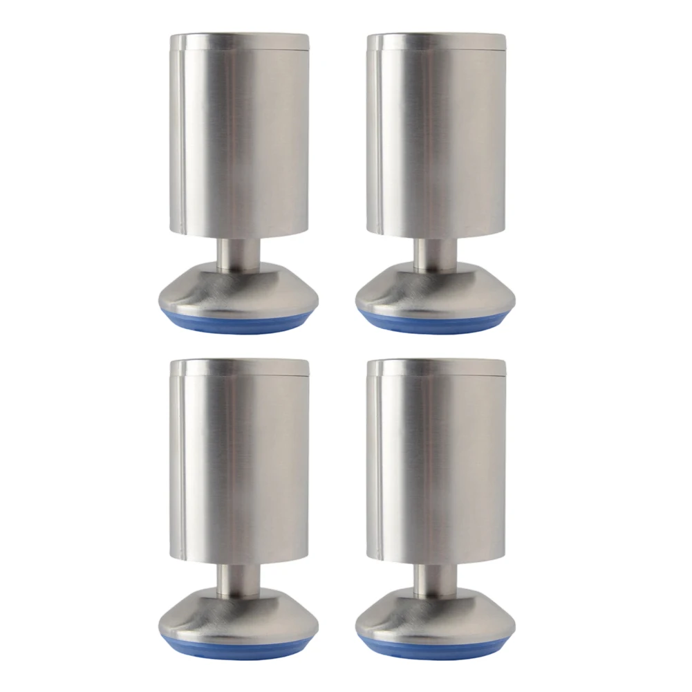 Stainless Steel Table Legs 4pcs for Cabinet Stool Bed with Waterproof Feature and Simple Screw On Installation