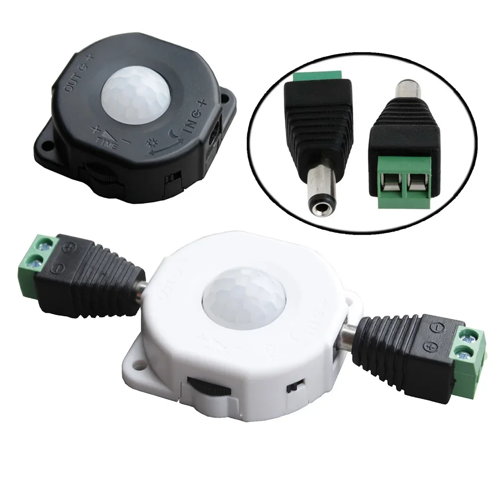 DC 12V/24V Automatic Light Control Infrared PIR Motion Sensor Detector Switch for LED Light Night Light Switch Outdoor