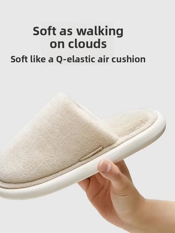 

Antibacterial Cotton Slippers Indoor Home Use for Men And Women Comfortable Plush Home Shoes Anti Slip Floor Slippers