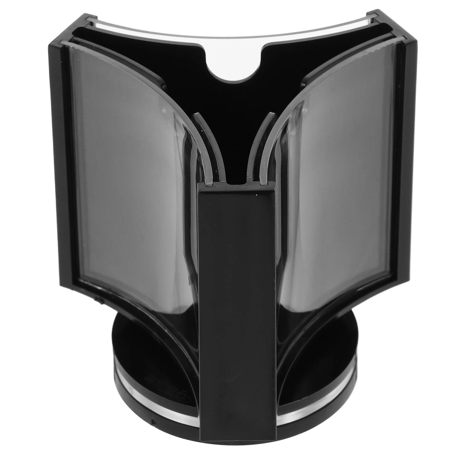 

Rotating Tabletop Board Acrylic Magazine Holder Displaying Sign Stand 3-panel File