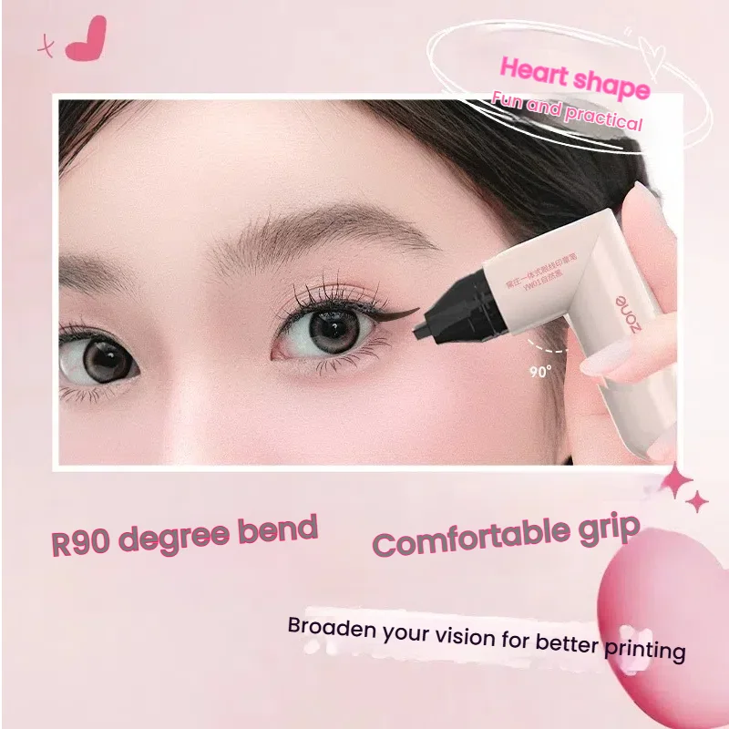 Eyeliner Nero Marrone Timbro Contorno preciso sigillo eyeliner a lunga durata penna liquida Trucco Cosmetici Eyeliner impermeabile