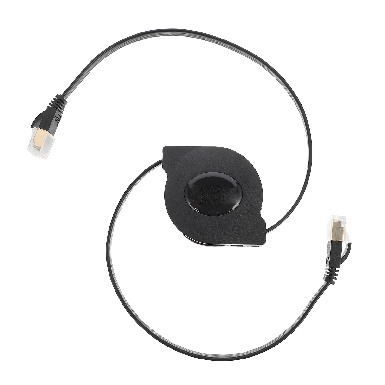

Retractable Network Cable High Speed Cat7 Ethernet Cord Gold Plated Contacts Shielded Cable Compatible for Router