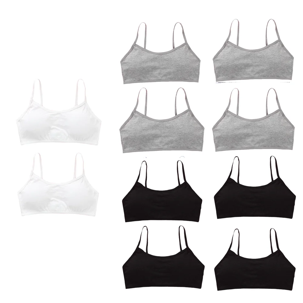 

10PC Teenager Girls Training Bra KIDS Underwear Children Top Bra 8-14Years