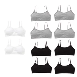 10PC Teenager Girls Training Bra KIDS Underwear Children Top Bra 8-14Years