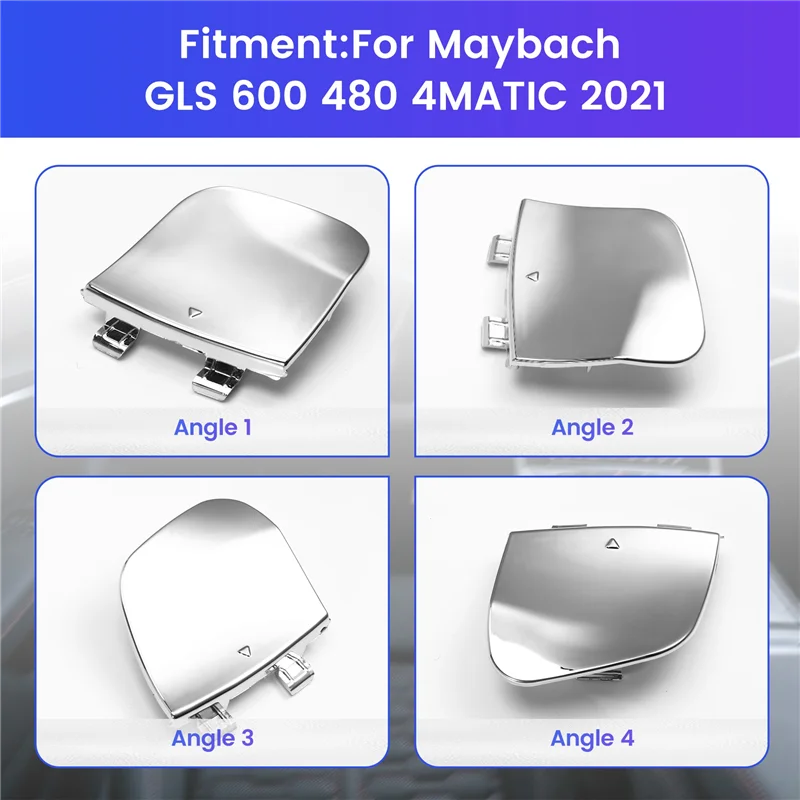 1678858204 Rear Bumper Trailer Cover Tow Ring Cover For Mercedes-Benz Maybach GLS 600 480 4MATIC 2021-A61E