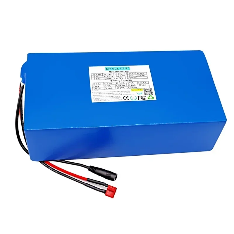 Batterie de secours au lithium de classe A, batterie de stockage d'énergie, 48V, 25Ah, 21700, 13S5P, haute puissance 1500W, + pipeline 54.6V, chargeur 3A 5A, nouveau