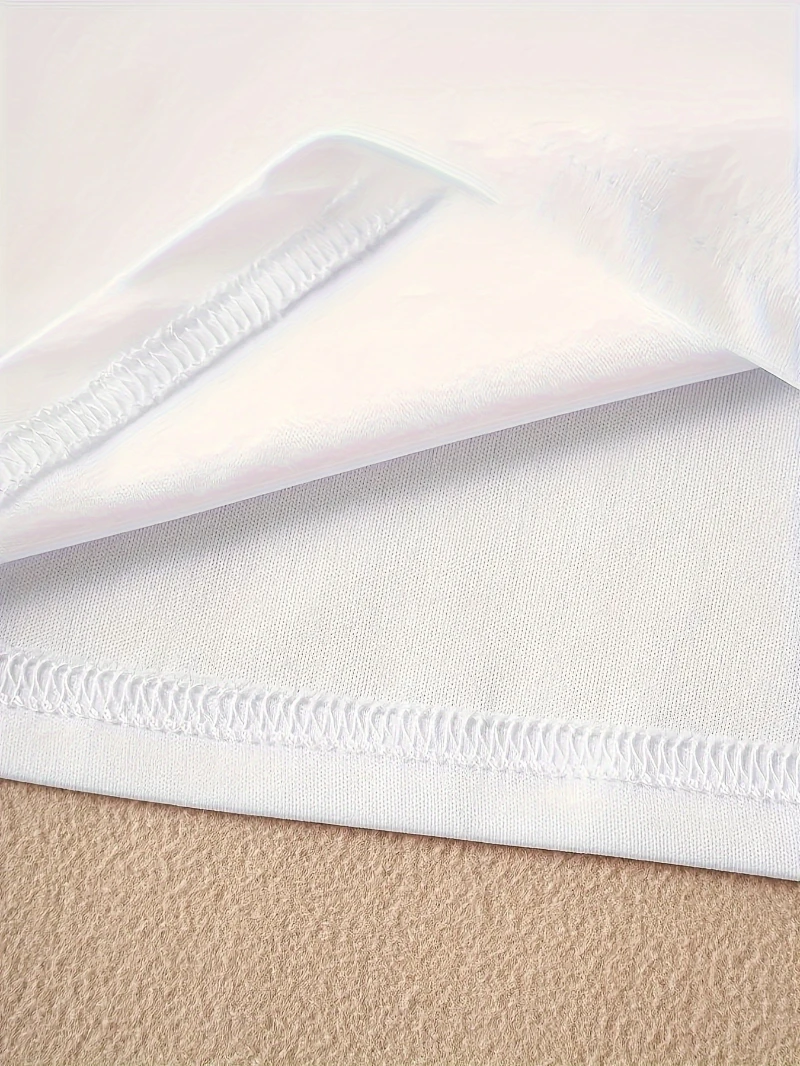 السيدات لطيف الكرتون كبير الأذن الكلب طباعة القطن الخالص مريحة تي شيرت بأكمام قصيرة جولة الرقبة عارضة أعلى سحابة ونجمة تصميم #4