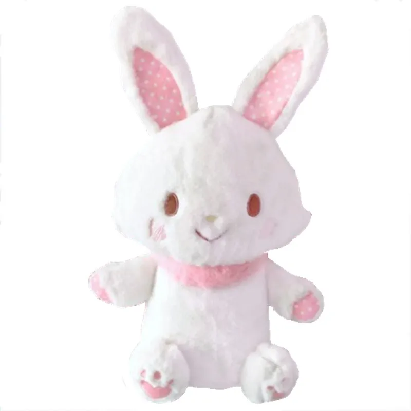 Wish Me Mell Bunny Plush Toy 50cm Kawaii White Rabbit Stuffed Animals Cute Anime Plushie Baby Kids Toys for Girls Birthday Gift